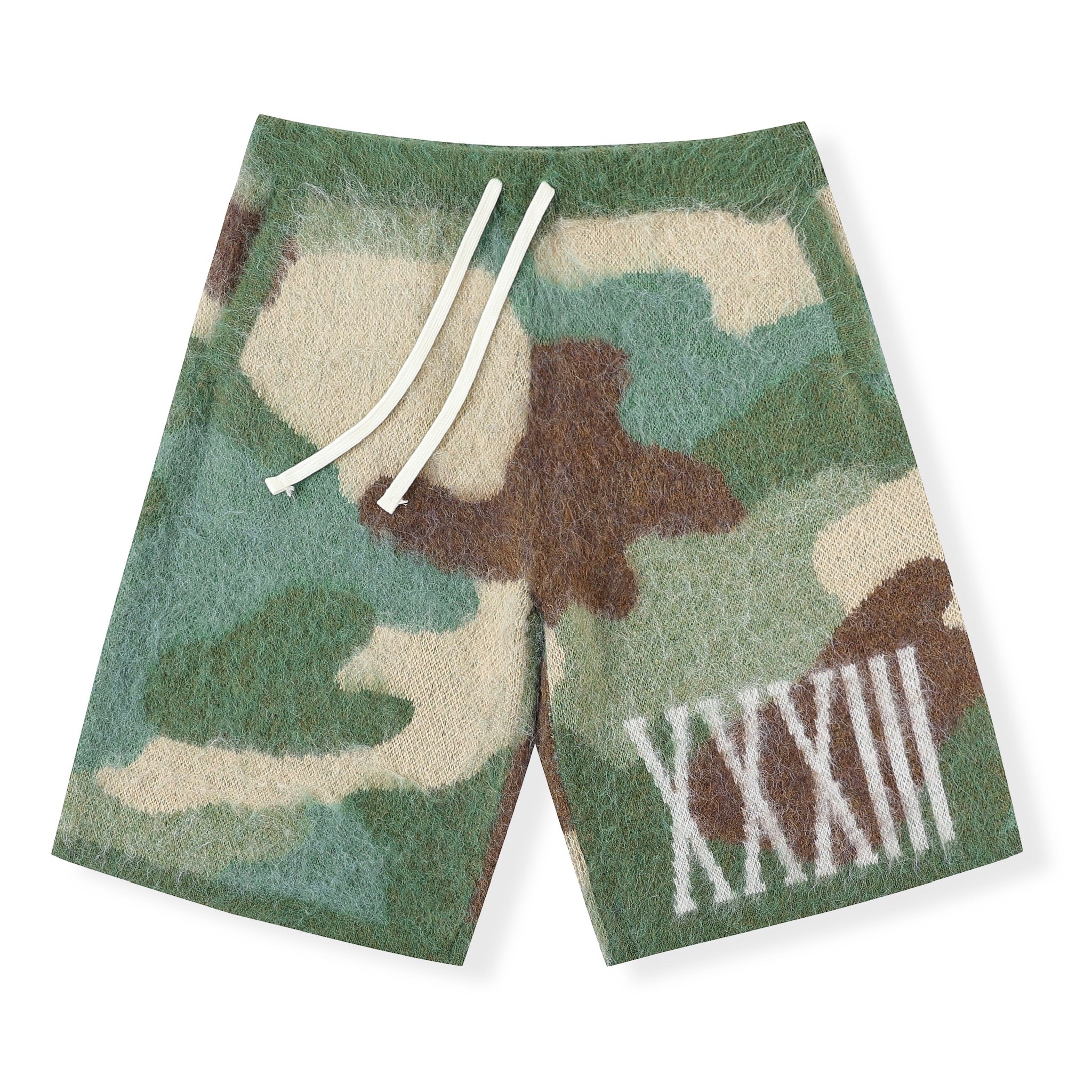 Camouflage Mohair Shorts