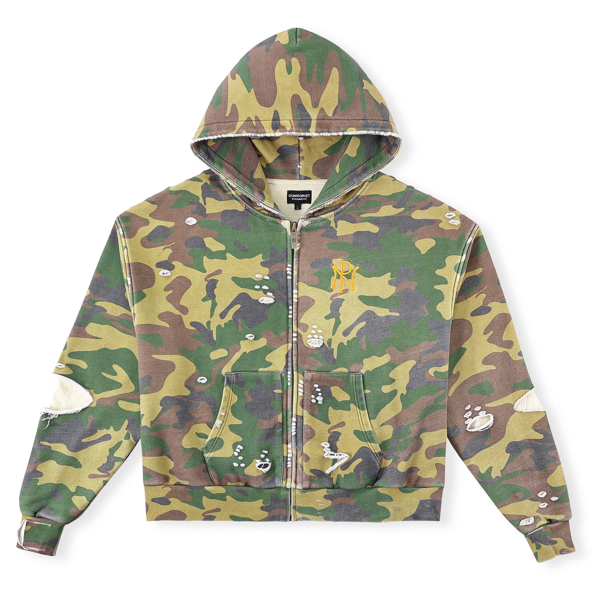 Camouflage Adam Sandler Zip-Up