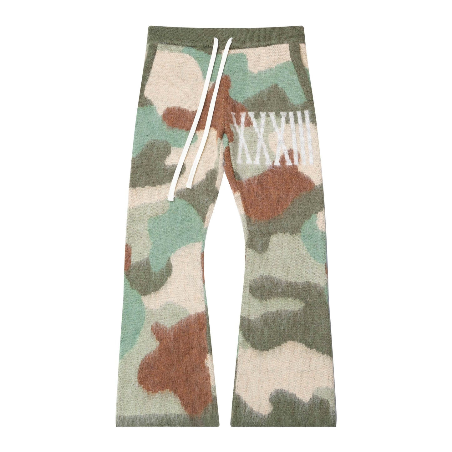 Camouflage: Mohair Flare Pants