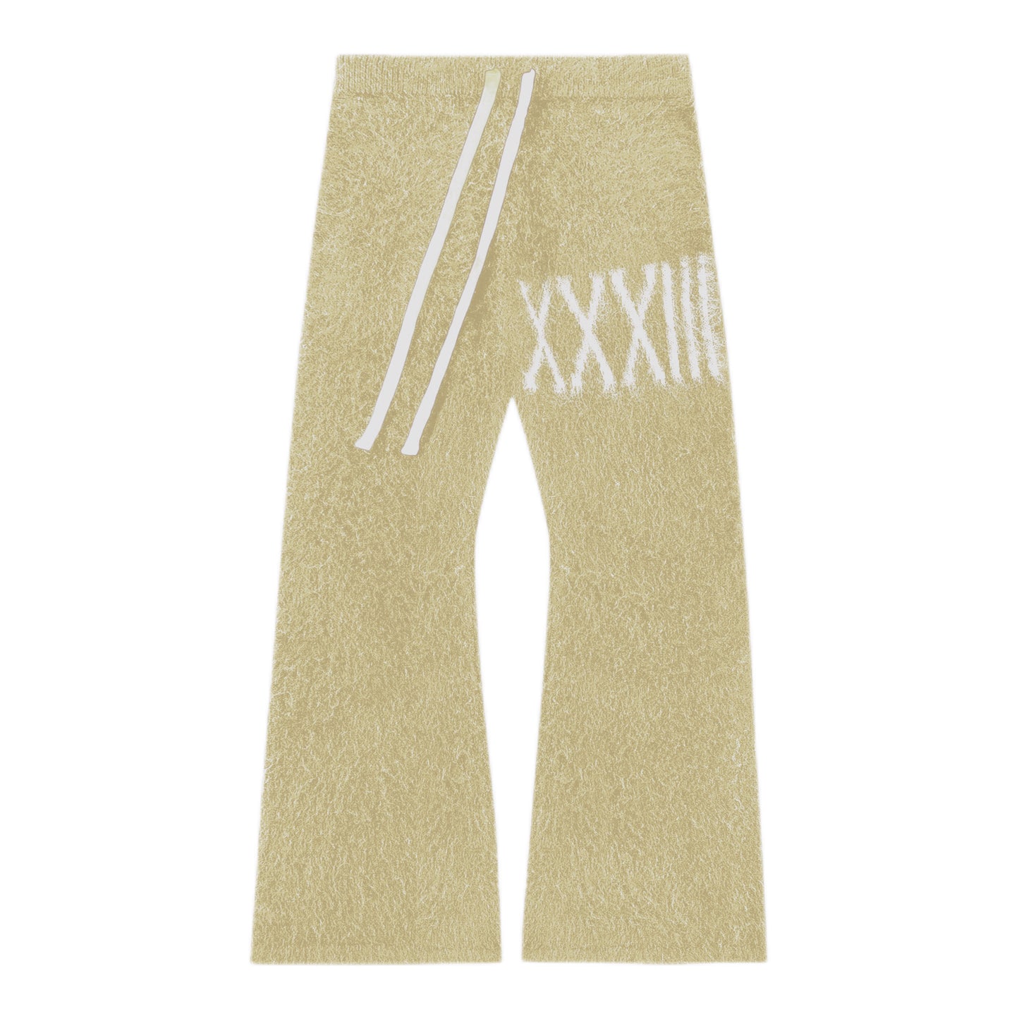 Crème: Mohair Flare Pants