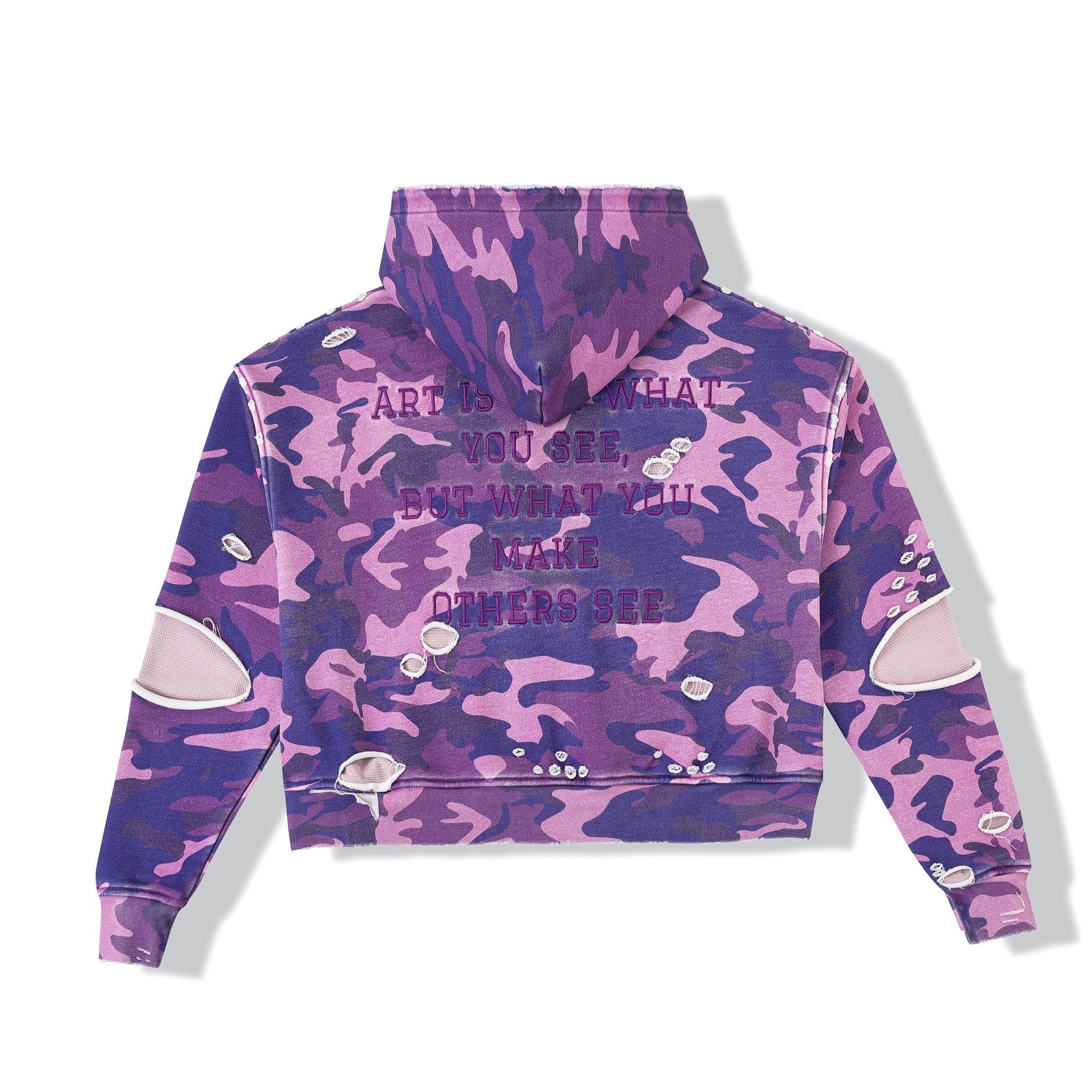 Purple Camouflage Adam Sandler Zip-Up