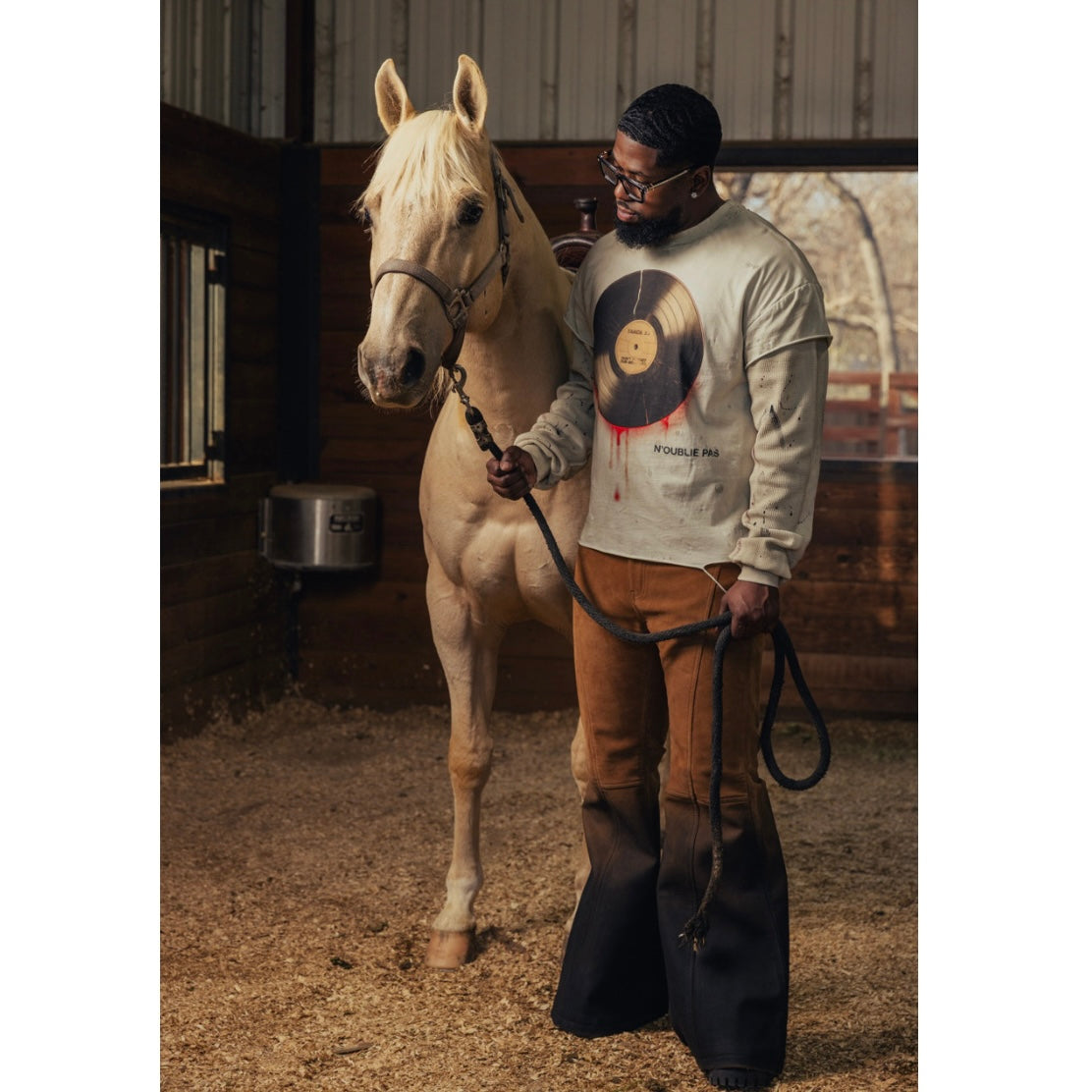 Ombré Suede Popstar Pants