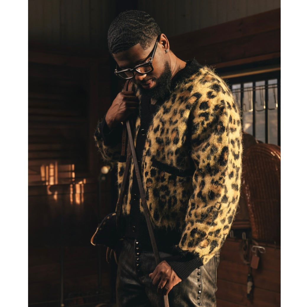Leopard Print Cardigan