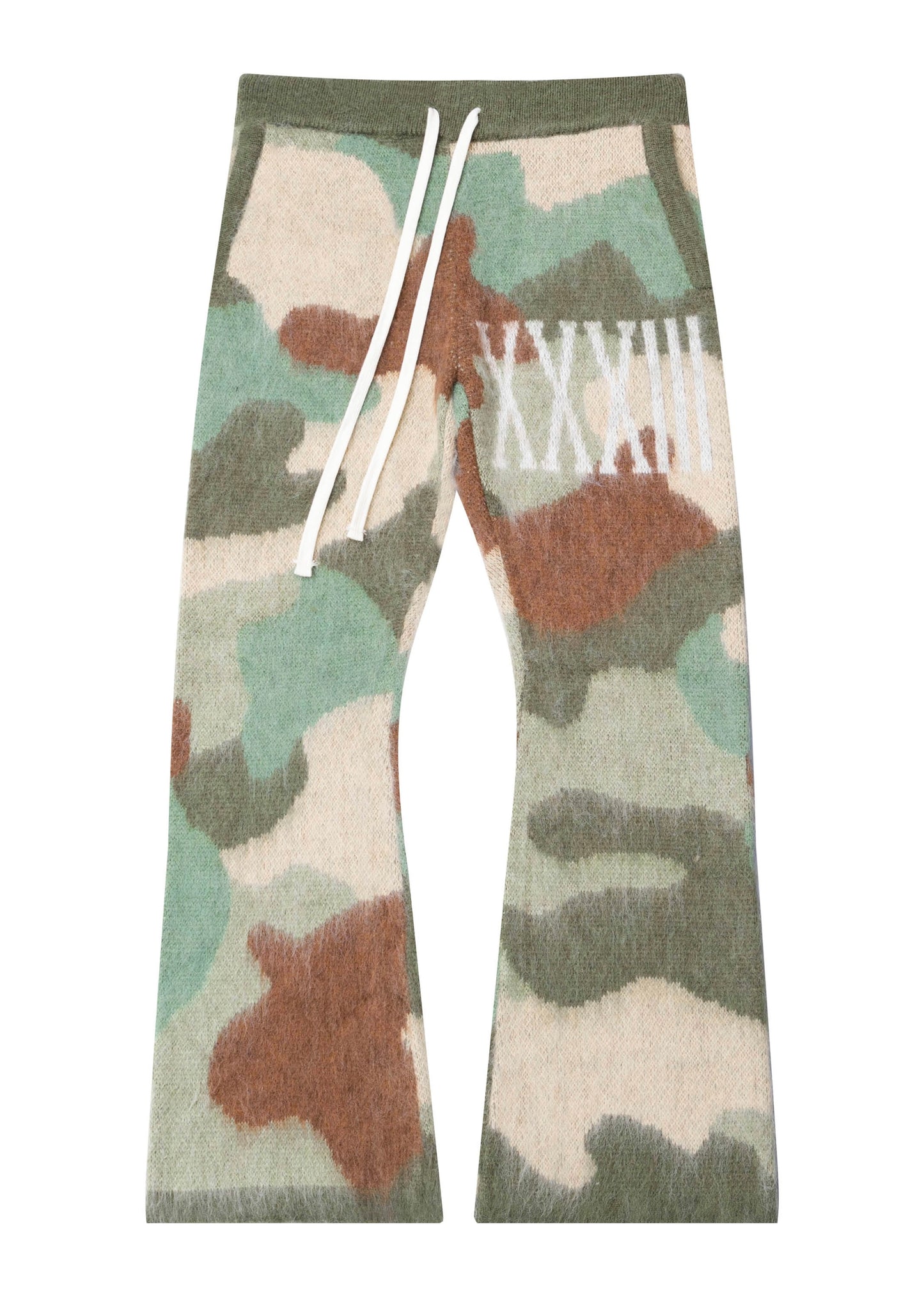 Camouflage: Mohair Flare Pants