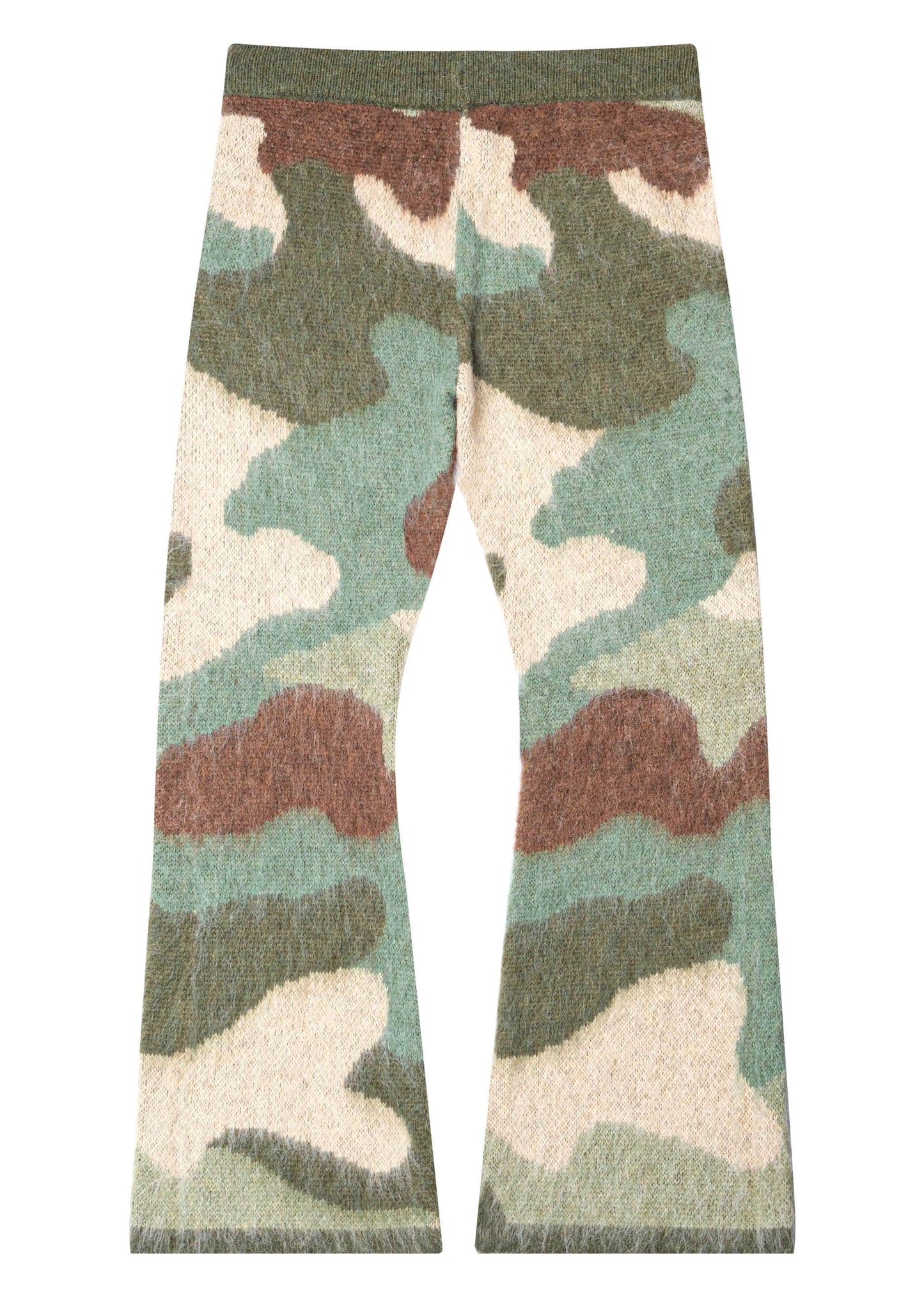 Camouflage: Mohair Flare Pants