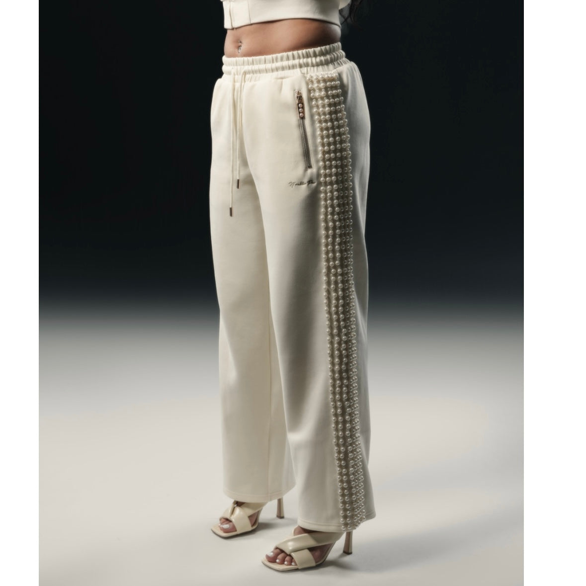 Pablo Pearl Embellished Pants