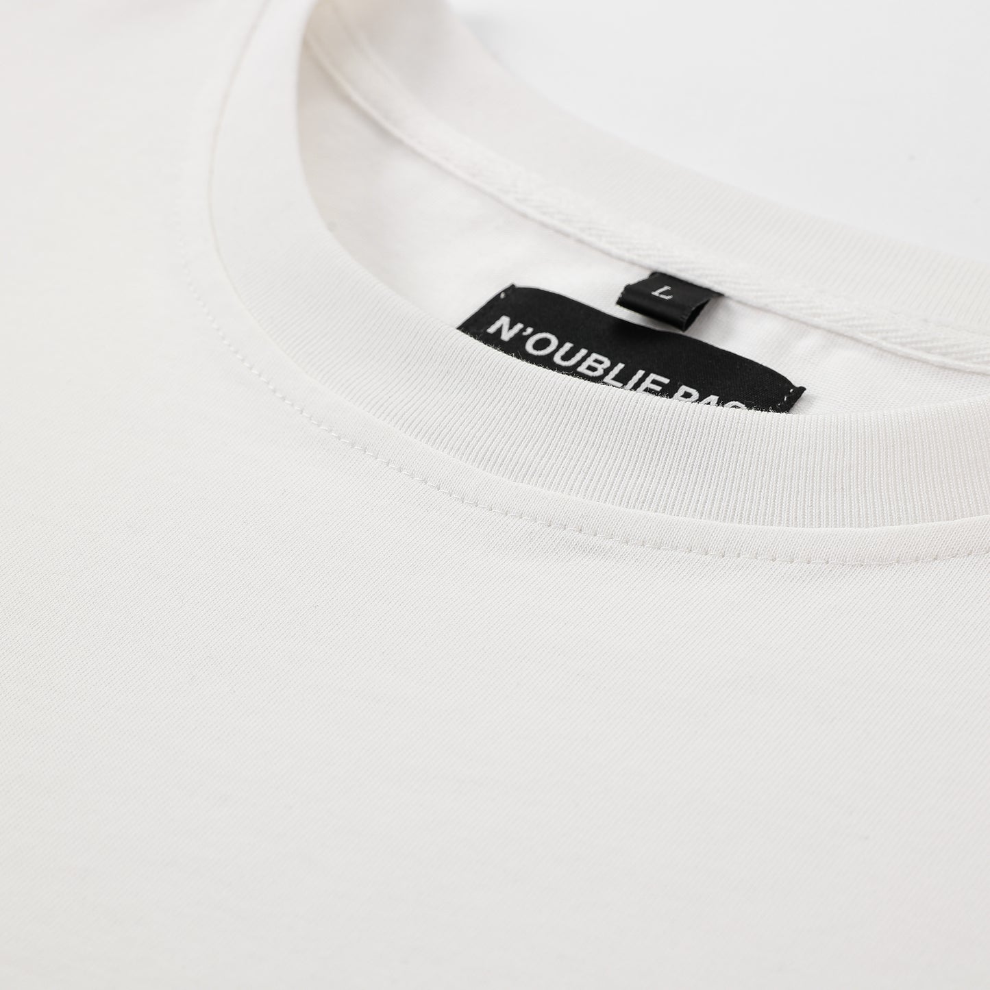 3 Pack: Premium Hemless White Tee