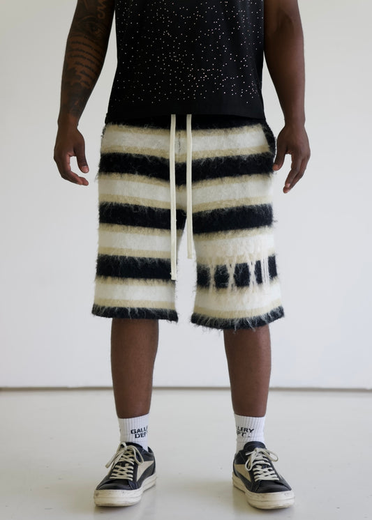 Mohair Shorts: Stripes