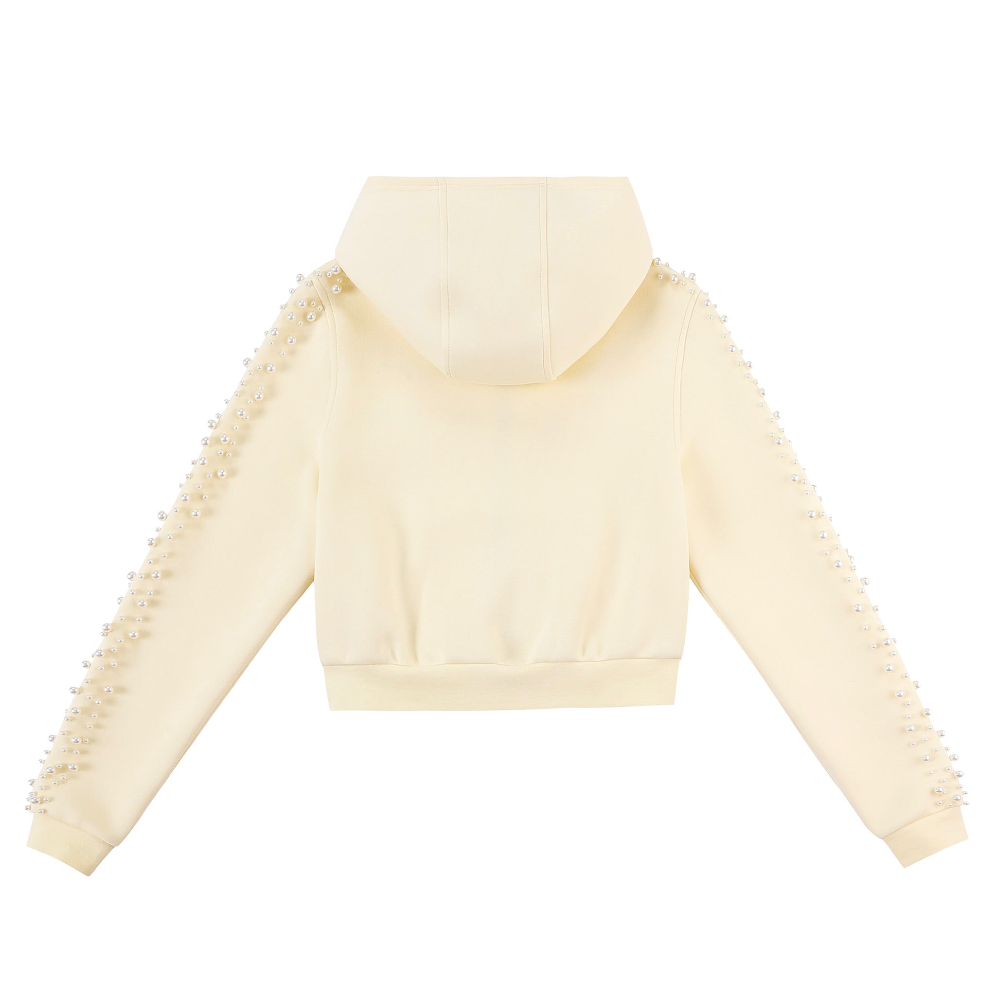 Savannah Pearl Embellished Zip-Up