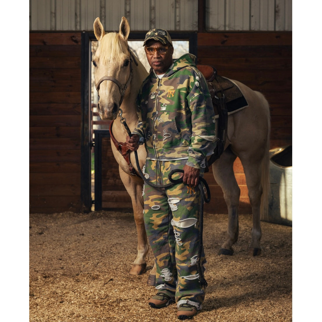 Camouflage Adam Sandler Zip-Up