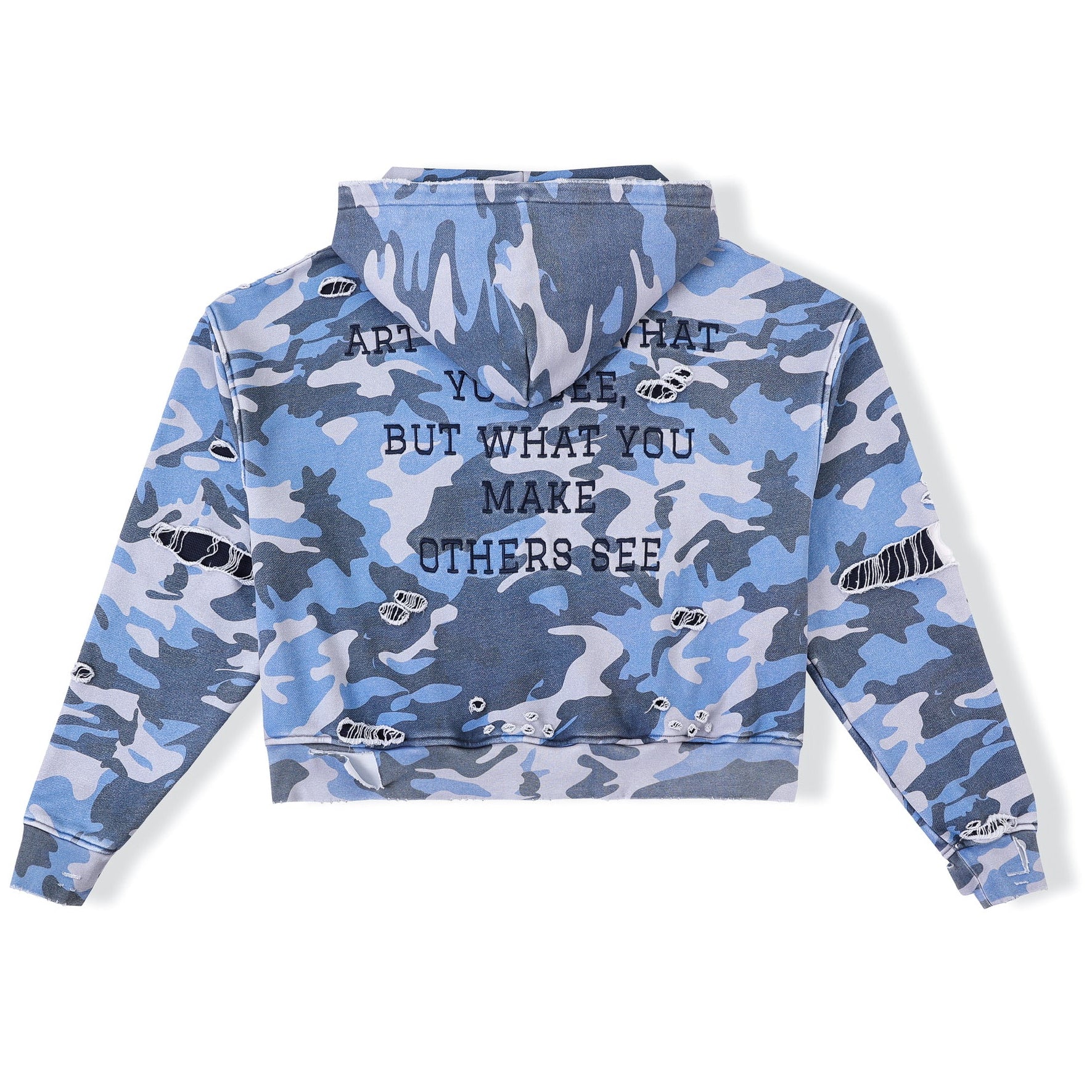 Blue Camouflage Adam Sandler Zip-Up