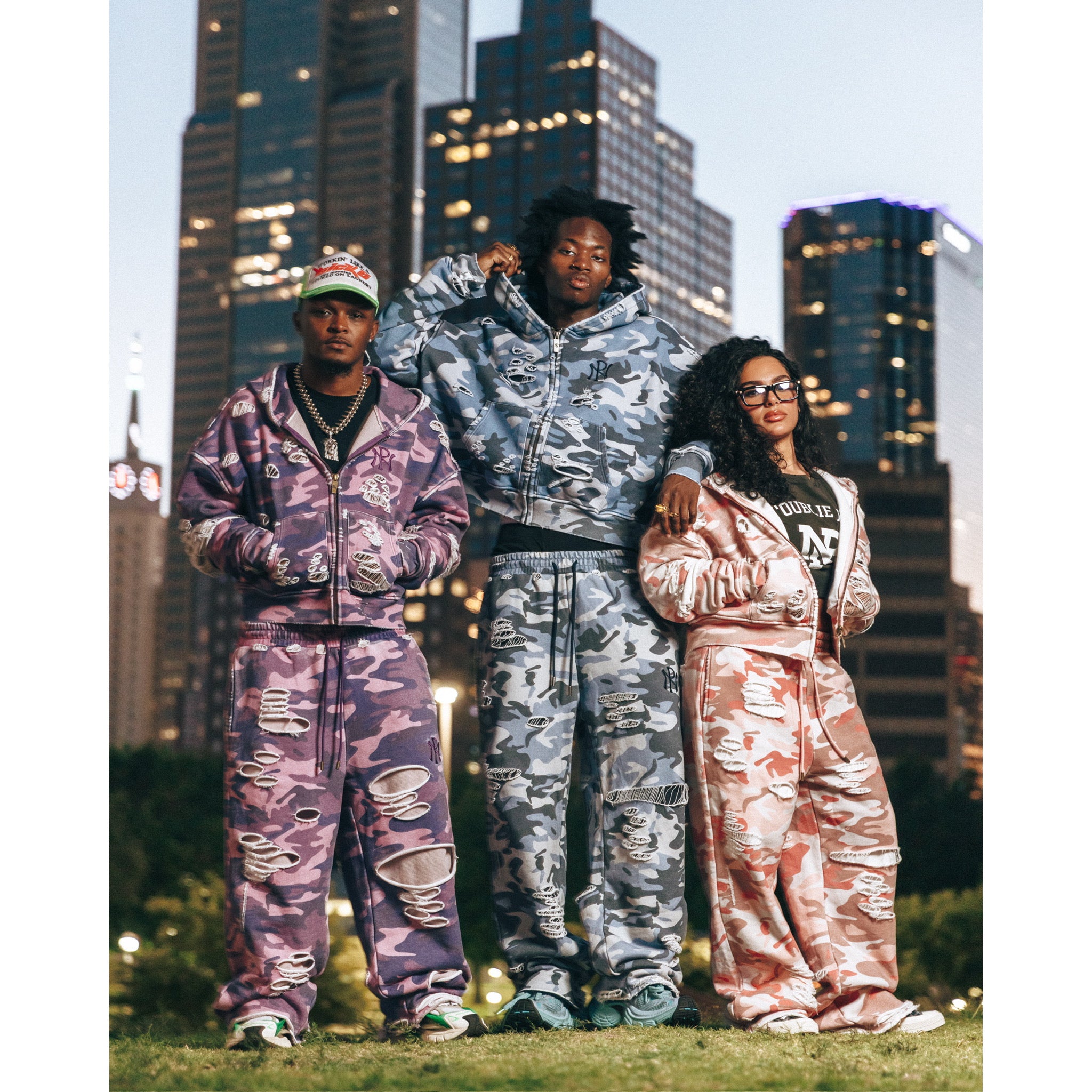 Blue Camouflage Happy Gilmore Sweatpants